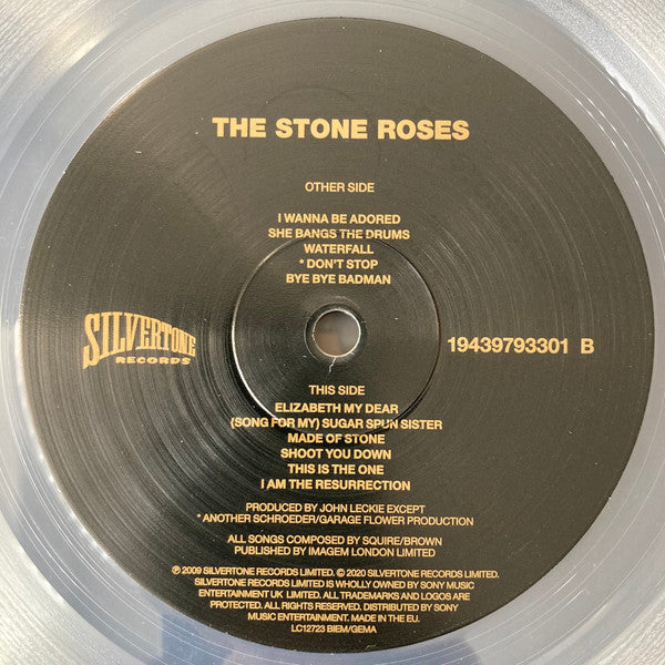The Stone Roses - The Stone Roses (LP, Album, RE, Cle) (Mint (M))