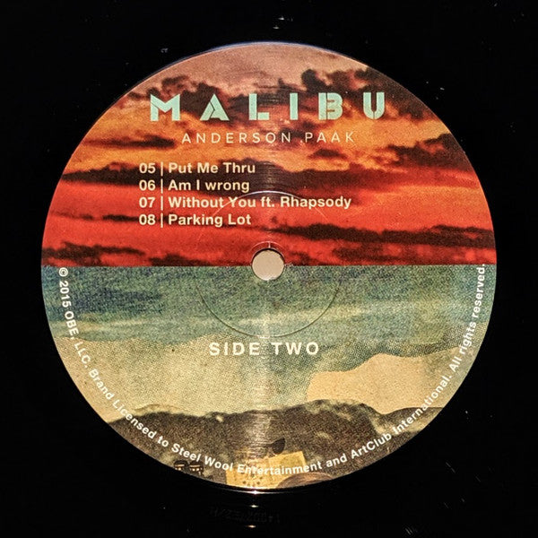 Anderson .Paak - Malibu  (2xLP, Album) (Mint (M))